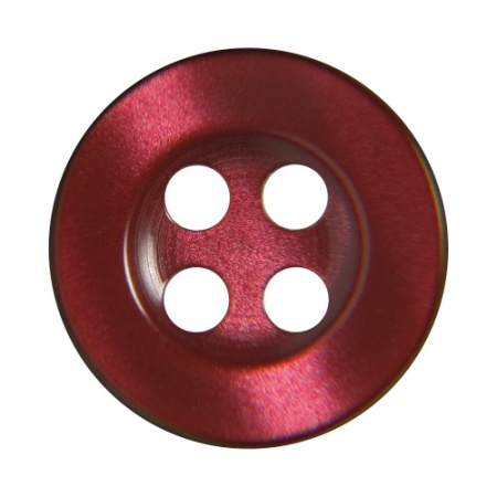 Pack of 12 Burgundy Shirt Buttons 11mm 4 Hole