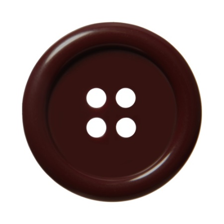 Pack of 6 20mm Burgundy Buttons with 4 Holes