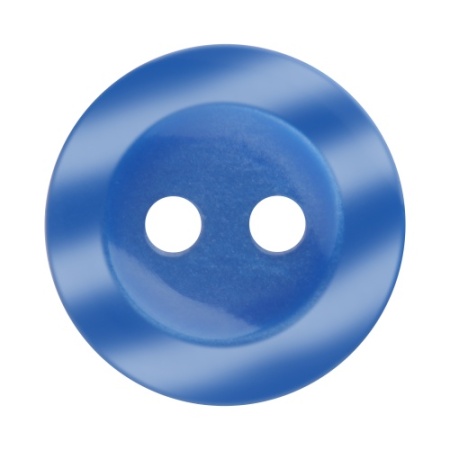 Pack of 12 Royal Blue 2 Hole Buttons 11mm