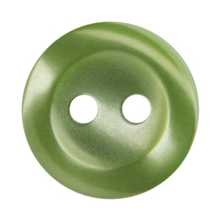 Pack of 12 Green 2 Hole Buttons 11mm