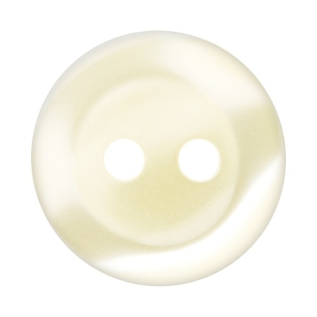 Pack of 12 Off White 2 Hole Buttons 11mm