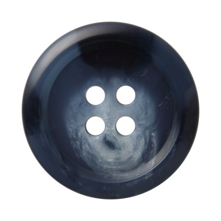 Pack of 6 Blue 20mm Flat Variegated Buttons