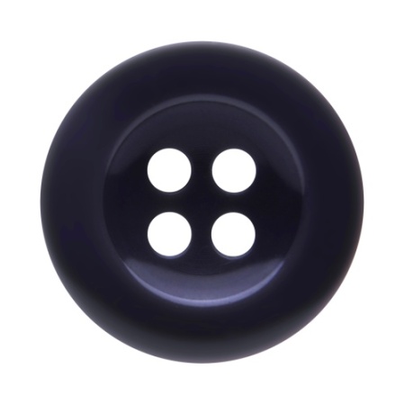 Pack of 6 Dark Blue 17mm Buttons for Trousers with Braces