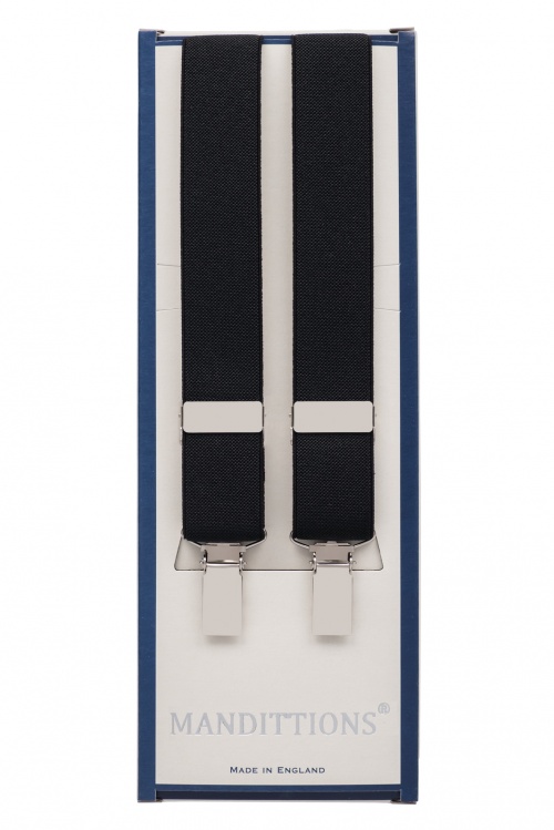 Plain White Skinny Trouser Braces from Ties Planet UK