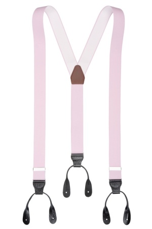 Outlet Non Pristine Light Pink Button On Trouser Braces