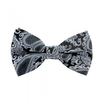 Silver Grey Bow Tie for Men - Gents Shop